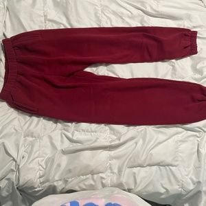 Burgundy Sweatpants